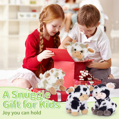 Muiteiur storytelling-ready cow plush for bedtime rituals