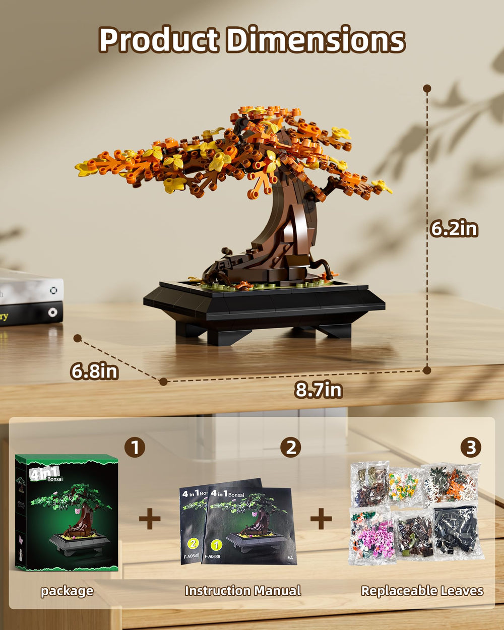 Muiurple autumn leaves add warm color to seasonal decor