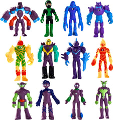 MUKSSE Omnitrix set figures displayed for collectors and gifts