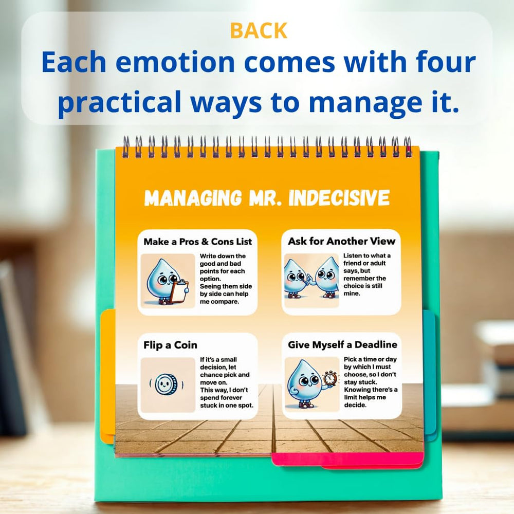 Multi-Memo page with four strategies per emotion to guide kids self-regulation