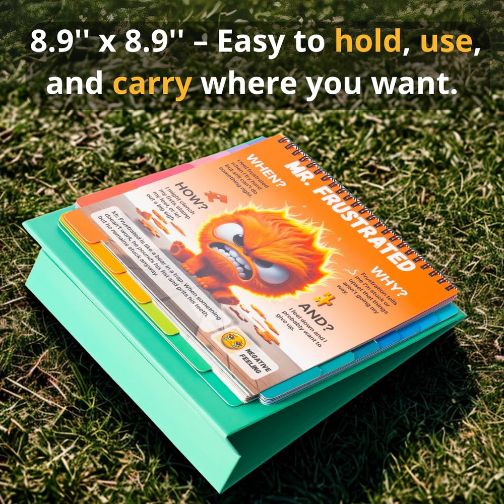 Multi-Memo portable flipbook makes learning feelings easy anywhere