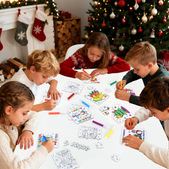 MUOUAKATE star puzzle design encourages focus through coloring and puzzle play