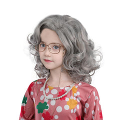 MUPUL grandma accessories for kids pearls and glasses complete look