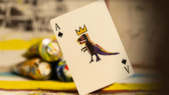 Murphy's Magic Basquiat playing cards collection display ideal for art lovers and collectors