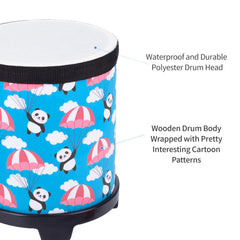 Musfunny kids drums with two mallets encourage creative percussion sessions.