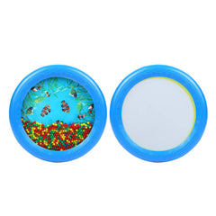 Musfunny Ocean Drum blue child-hands-play emphasizes fine motor exploration and color learning