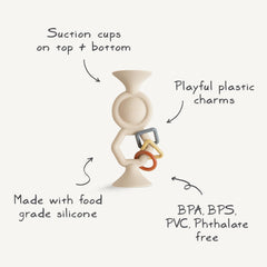 Mushie HexaPop in use by a toddler during playtime