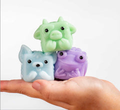 MushyKinz Mini Mystery Taba Squishy close-up highlights soft texture ideal for stress-relief and play.
