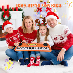 MusicForset gift-ready orange keyboard for birthdays and holidays