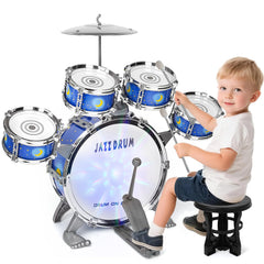 MusicForset kids drum set for toddlers with colorful drums to spark early rhythm.
