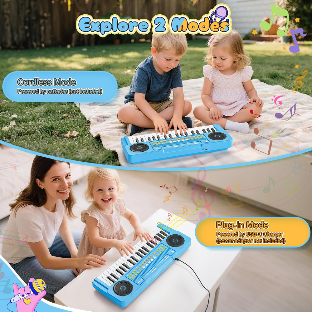 MusicForset with built-in microphone invites singing along for confident, creative play