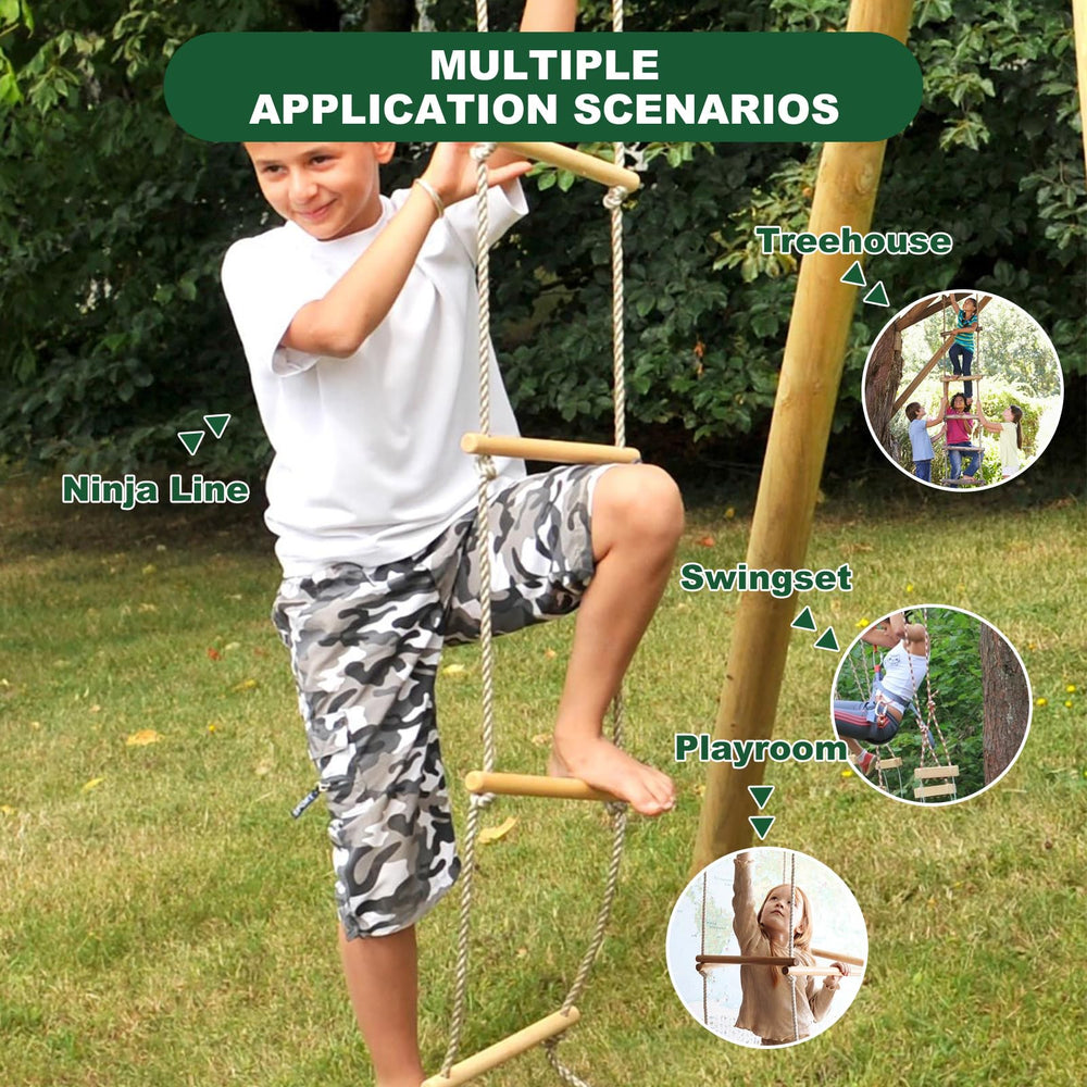 MUXHEL ladder designed for indoor and outdoor use to boost coordination.