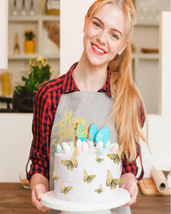 Mvwarj medium gold butterfly decor for layered cake designs