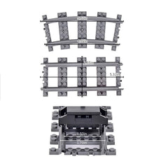MXIZYDAOY ABS material ensures durable, safe rail-building for ongoing play.