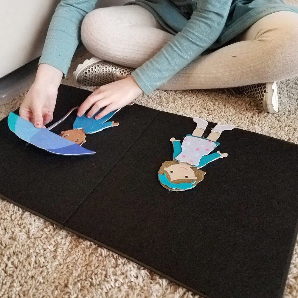 My Felt Story made with recycled materials for classroom responsibility