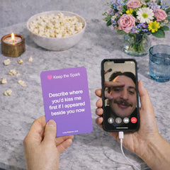 MY HERO CARDS Long Distance Love cards spread—shows 150 prompts for meaningful conversations