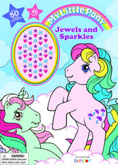 My Little Pony coloring book cover invites creative play with vibrant ponies.