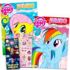 My Little Pony coloring book set Rainbow Dash cover for creative play.