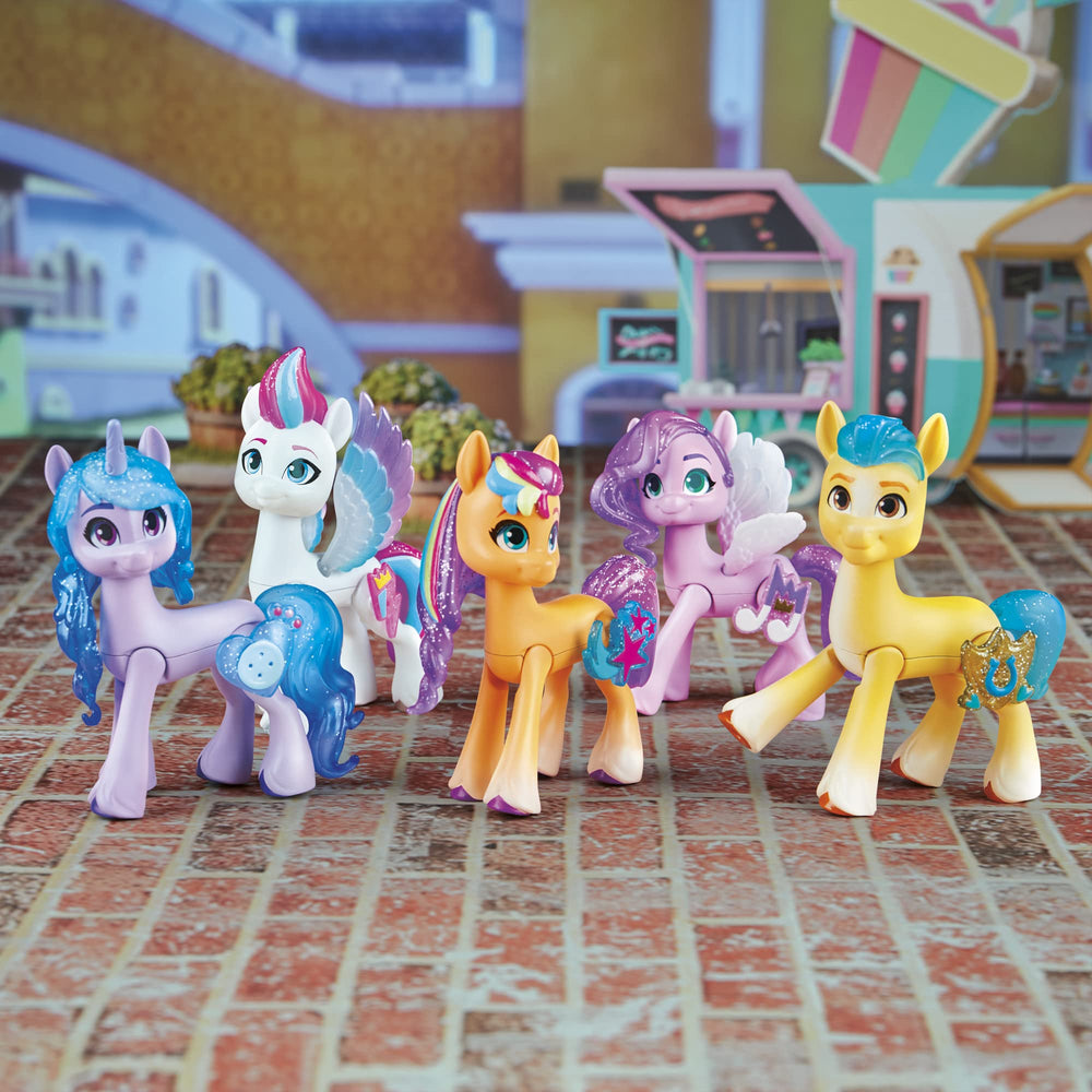 My Little Pony Mane 5 Princess Pipp Petals figure with glitter