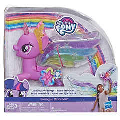 My Little Pony Twilight Sparkle mane being brushed for styling fun.