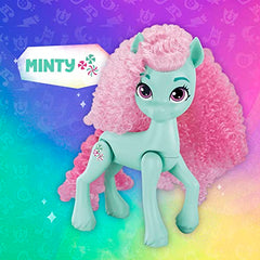 My Little Pony Rainbow Celebration rooted hair and textured manes boost tactile play.