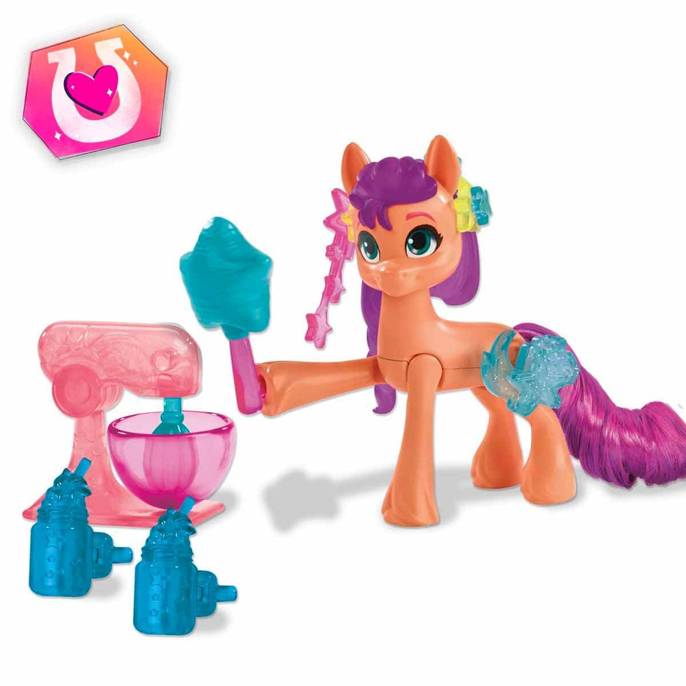 My Little Pony Sunny Starscout crystal keychain storage keeps accessories organized