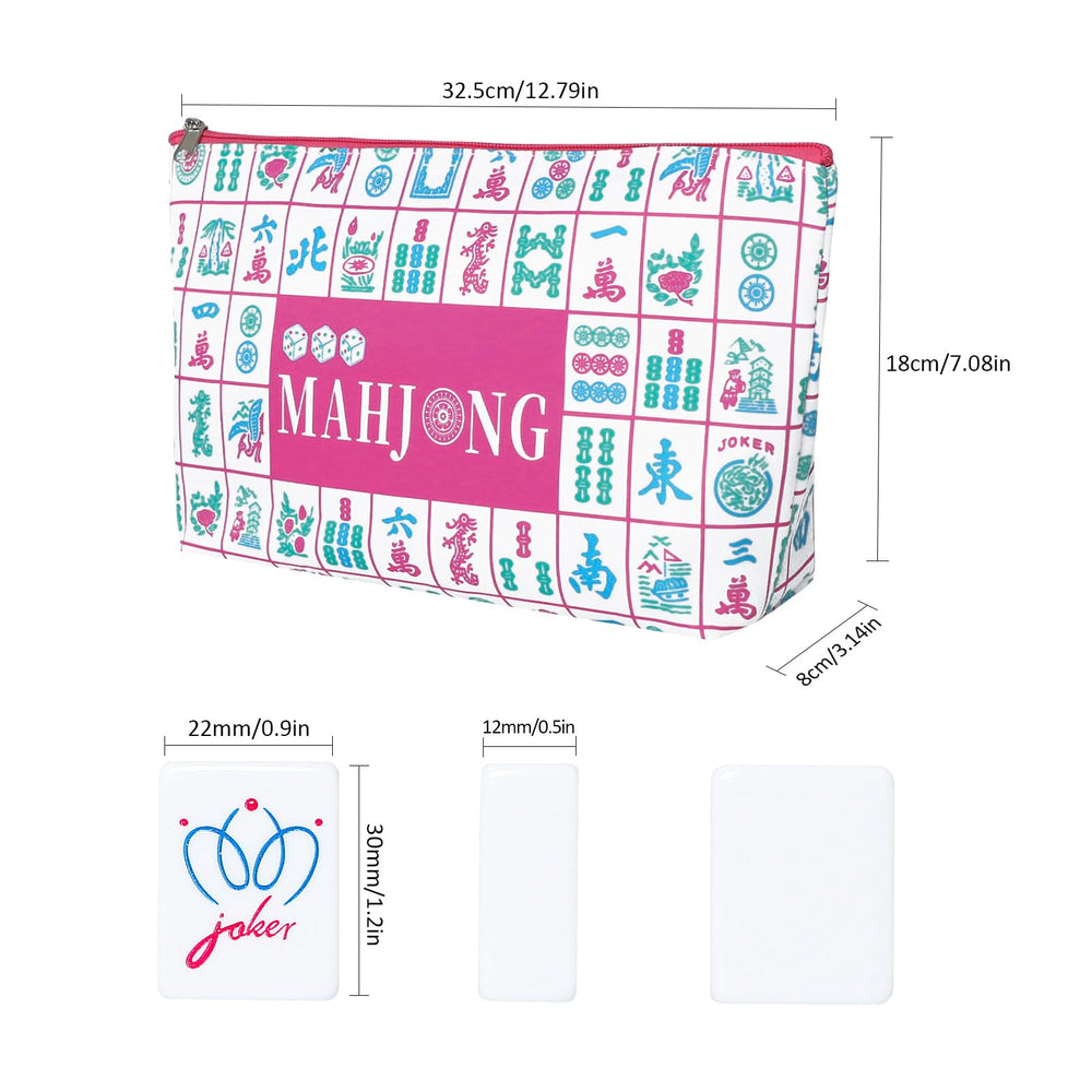 My Mahjong Trove carrying bag showcases portable storage for travel games.
