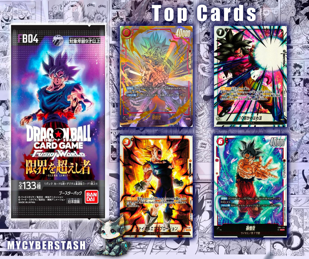 MYCYBERSTASH DBZ FB-05 booster pack sought-after art for display or trades