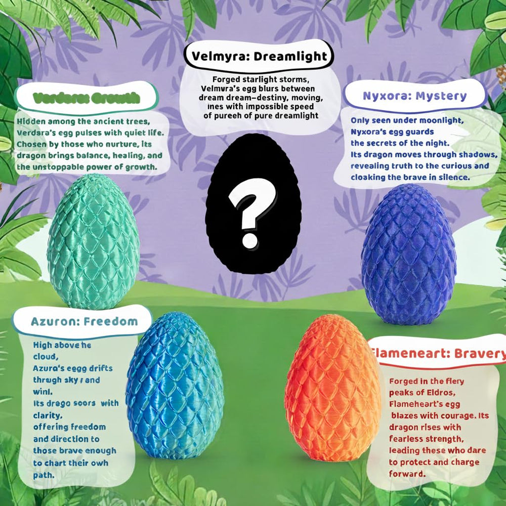 Mydethun dragon egg crisp-scale texture from premium 3D print