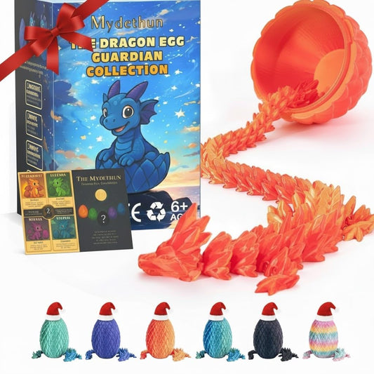 Mydethun dragon egg inside, a surprising stocking stuffer with a hidden 11-inch dragon reveal.