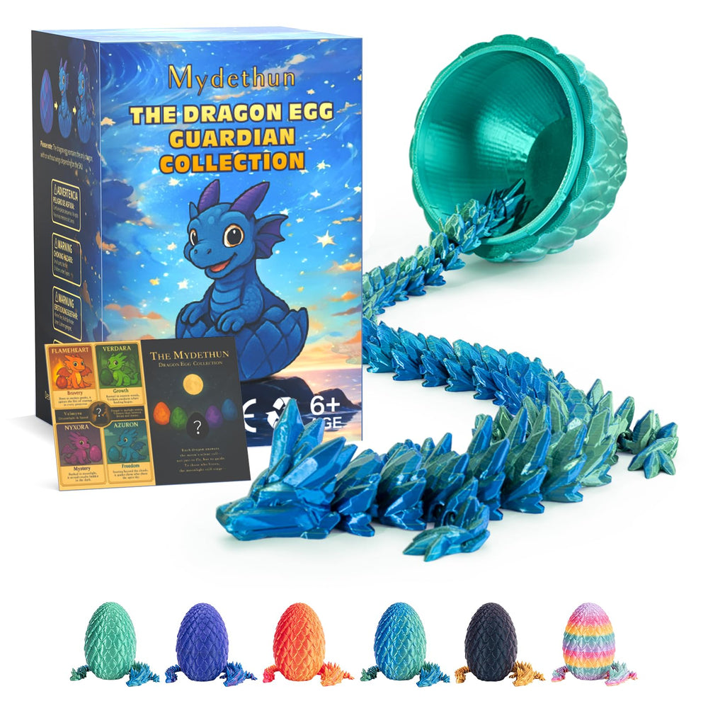 Mydethun Verdara Green dragon egg box showing premium gift packaging for unboxing