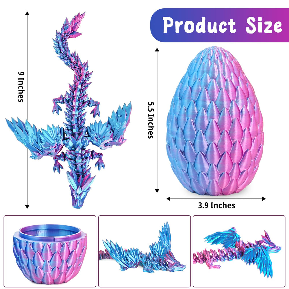 Mydhall mini dragon figure inside the egg sparks imaginative storytelling