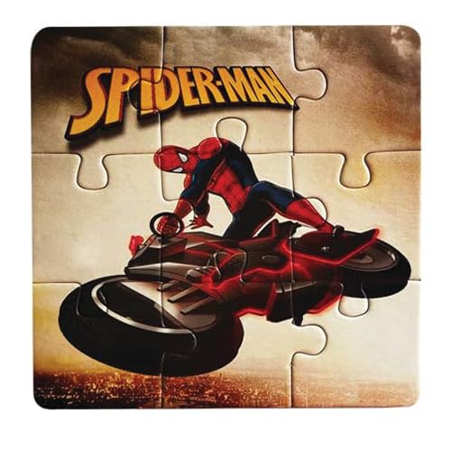 Myesha Toys Spider Zigsaw Puzzle close-up of vibrant pieces for hands-on play