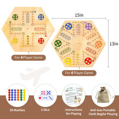 MygikAct Wahoo six precision dice for quick, exciting turns.