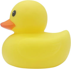 MyLifeUNIT yellow bath duck floating on water for interactive tub play