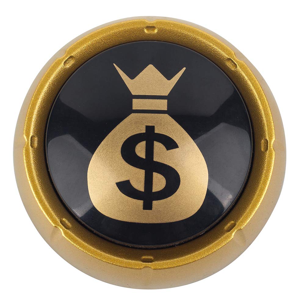 MyMealivos Money Buzzer Button on desk fuels office fun and quick feedback.