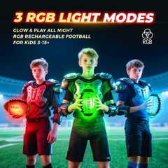 MYOKIA football color cycle creates eye-catching night play
