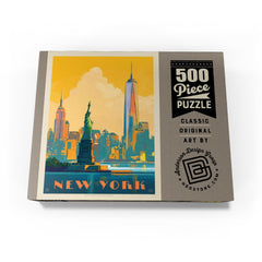 MyPuzzle blue cardboard provides a sturdy 0-08-inch-thick base for durable solving sessions.