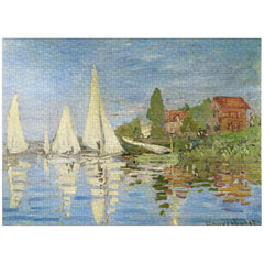 MyPuzzle Monet Regattas at Argenteuil cover image showing vivid colors for engaging puzzle play