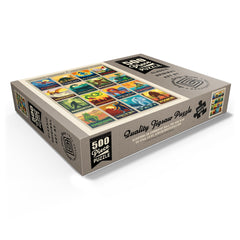 MyPuzzle precision-cut puzzle pieces ensure snug fits and satisfying connections.