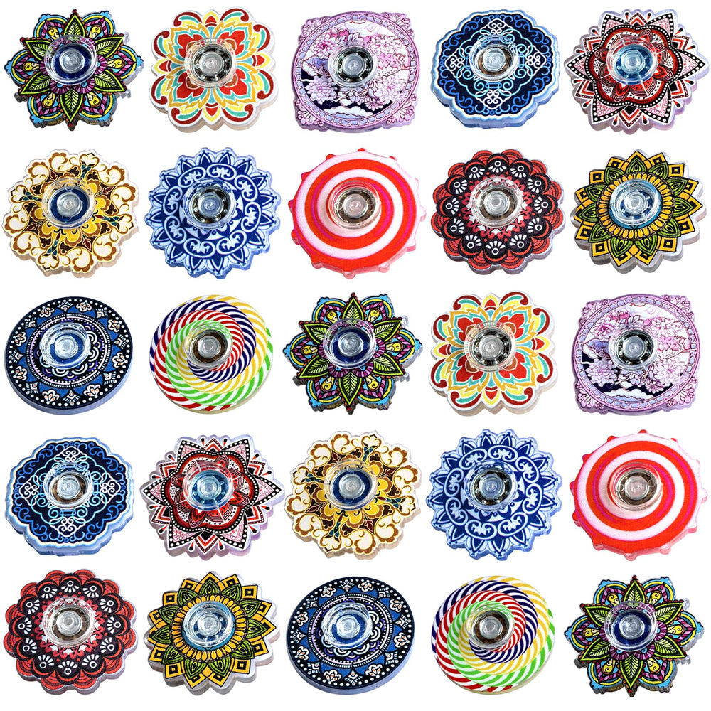 MYREQIA 50-pack fidget spinner mini toys for quick focus on the go.