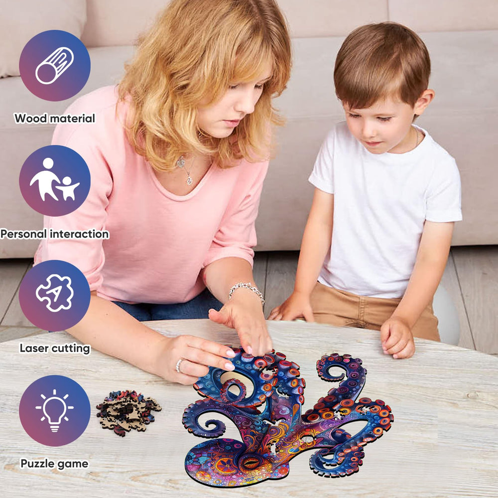 Mys Aurora Puzzle box with accessories keeps pieces organized.