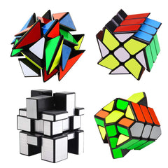 Mysterystone YJ cube set 3x3 fluctuation angle puzzle close-up for brain-teasing fun