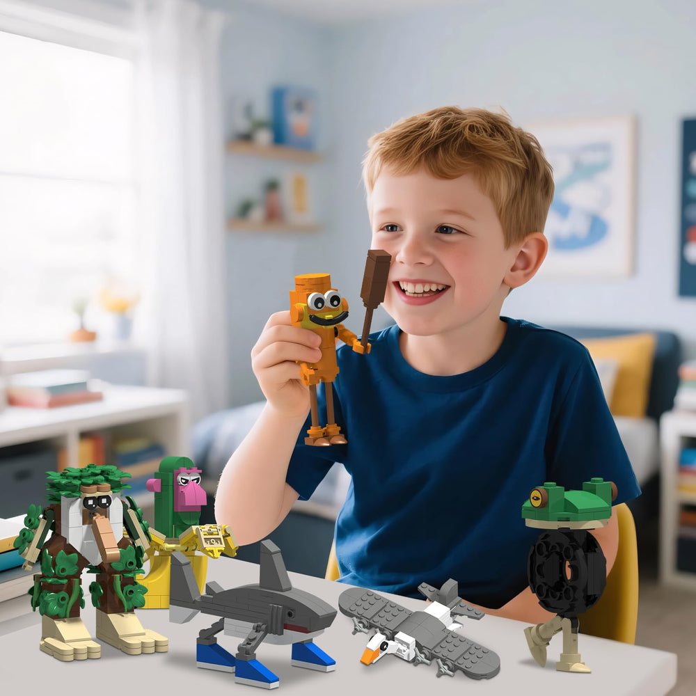 Myth Qholve bird building block model offers compact, creative fun.