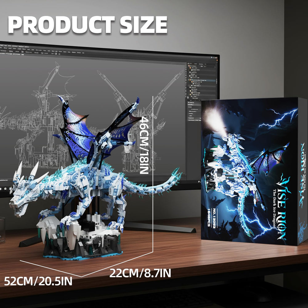 Myth Qholve Dark Ice Dragon challenging build for teens and adults