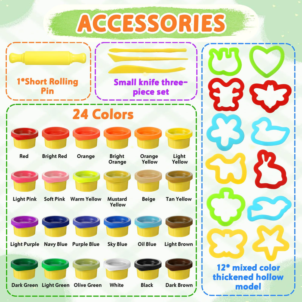 Mythcloud safe odor free playdough ensures worry free crafting sessions.