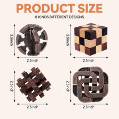 Mytothfy durable metal interlocking puzzle for long lasting play