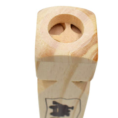 MYUBWTF wooden whistle displayed in classroom for creative play.