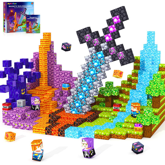 MyWodGame magnetic blocks forest theme collection sparks imaginative building and storytelling.