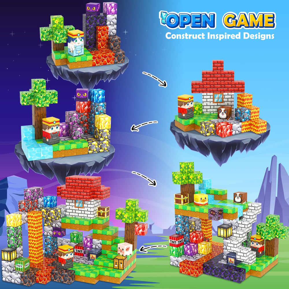 MyWodGame mine theme blocks encourage creative construction and hands-on exploration.